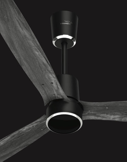 V-Guard AIRWIZ PLUS PREMIUM HIGH SPEED (48") 370 RPM with 3 Year Warranty BLDC Motor with Remote 1200 mm Ceiling Fan  (5 Star | PINE WOOD SILVER