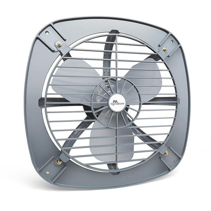 RR Signature Vento Prime 230 MM With Guard Exhaust Fan | Plastic Frame | Metal Blades | 3 Year Warranty (Grey)