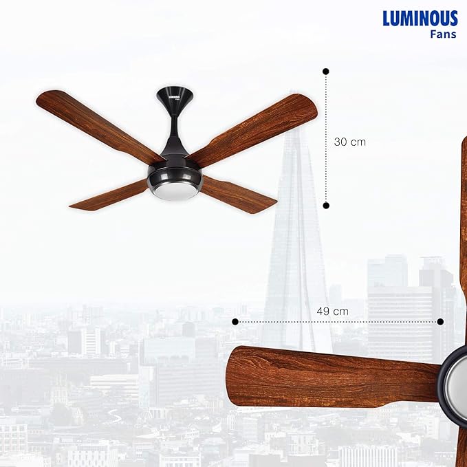 RR Signature Lite Aire 1200mm Ceiling Fan (Kraft Wood), Brown