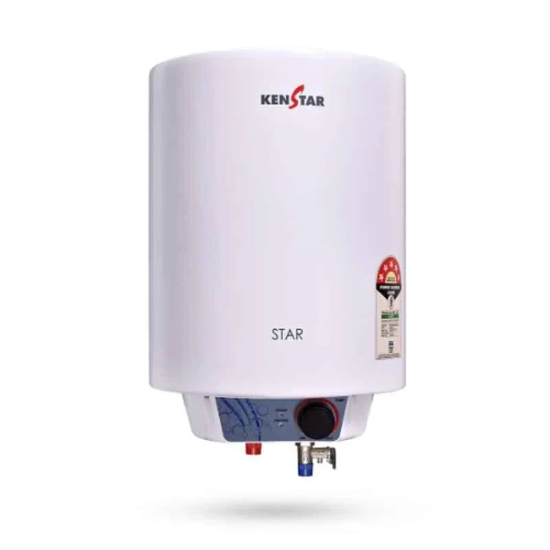 Kenstar Star F 25L 2kW Metal White Storage Water Heater | Glasslined Tank | With Free Pipe & Installation