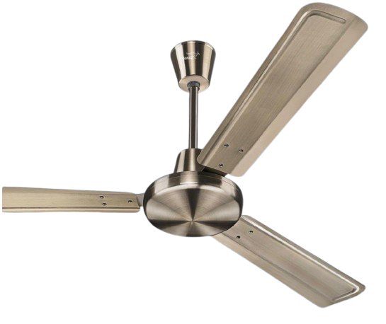 V-Guard VAJRA DX ( 48") 1200 mm Anti Dust 3 Blade Ceiling Fan (Antique Brass, Pack of 1)