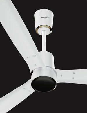 V-Guard AIRWIZ PLUS PREMIUM HIGH SPEED (48") 370 RPM with 3 Year Warranty BLDC Motor with Remote 1200 mm Ceiling Fan  (5 Star | WHITE