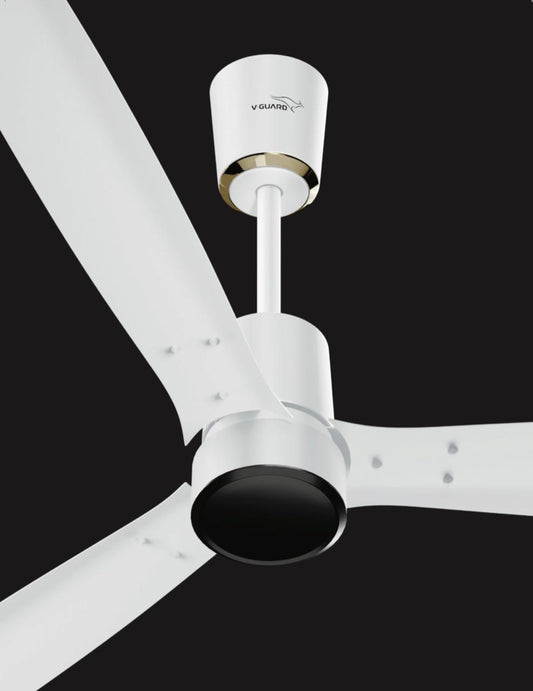 V-Guard AIRWIZ PLUS PREMIUM HIGH SPEED (48") 370 RPM with 3 Year Warranty BLDC Motor with Remote 1200 mm Ceiling Fan  (5 Star | WHITE